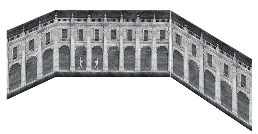 «Царская охота», фрагмент эскиза, офорт, 1978 год