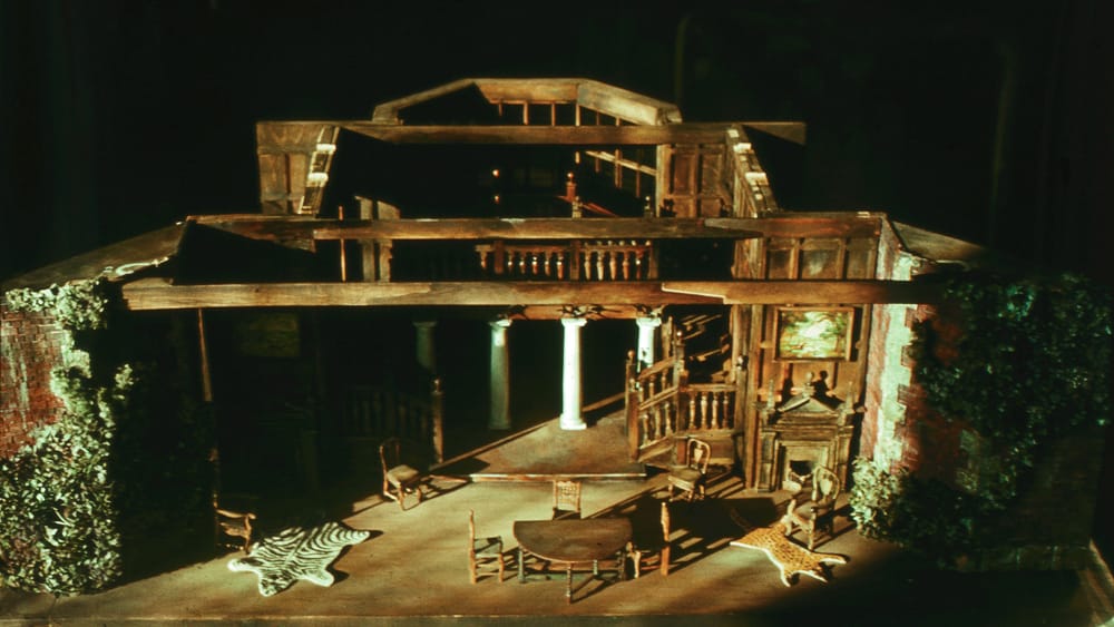 Макет к спектаклю по пьесе Э.Шеффера «Игра». 1974 г., ЦТСА, реж. А.Бурдонский.