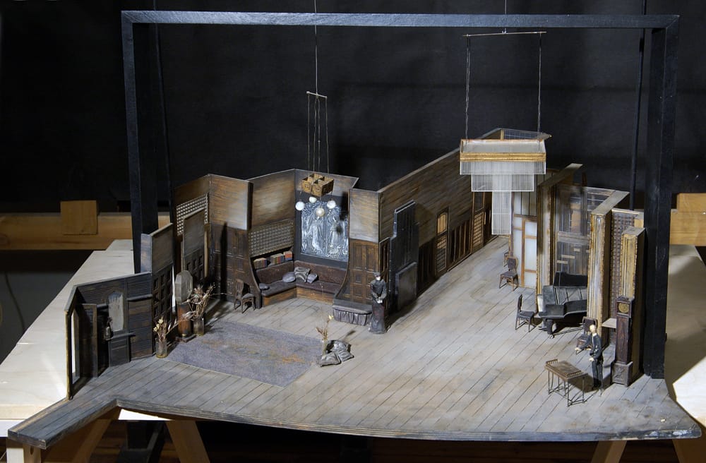 Макет к спектаклю «Гедда Габлер» Г. Ибсена. 1983 г. Москоский театр им. Моссовета. Режиссер К. Гинкас.