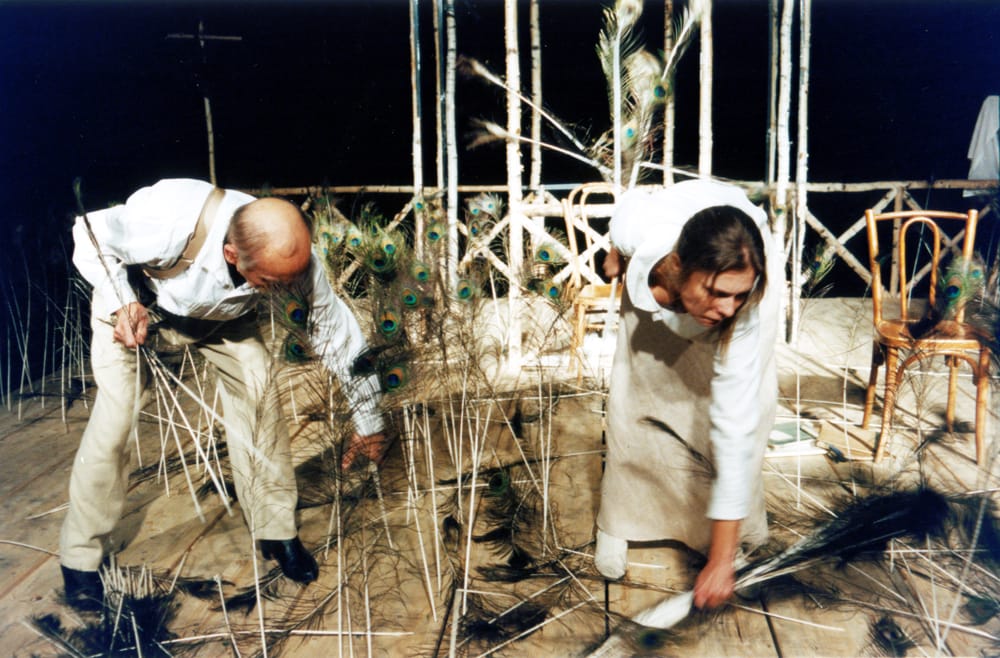 Сцены из спектакля «Черный монах», А.Чехов. 1999г. МТЮЗ. Режиссер К.Гинкас