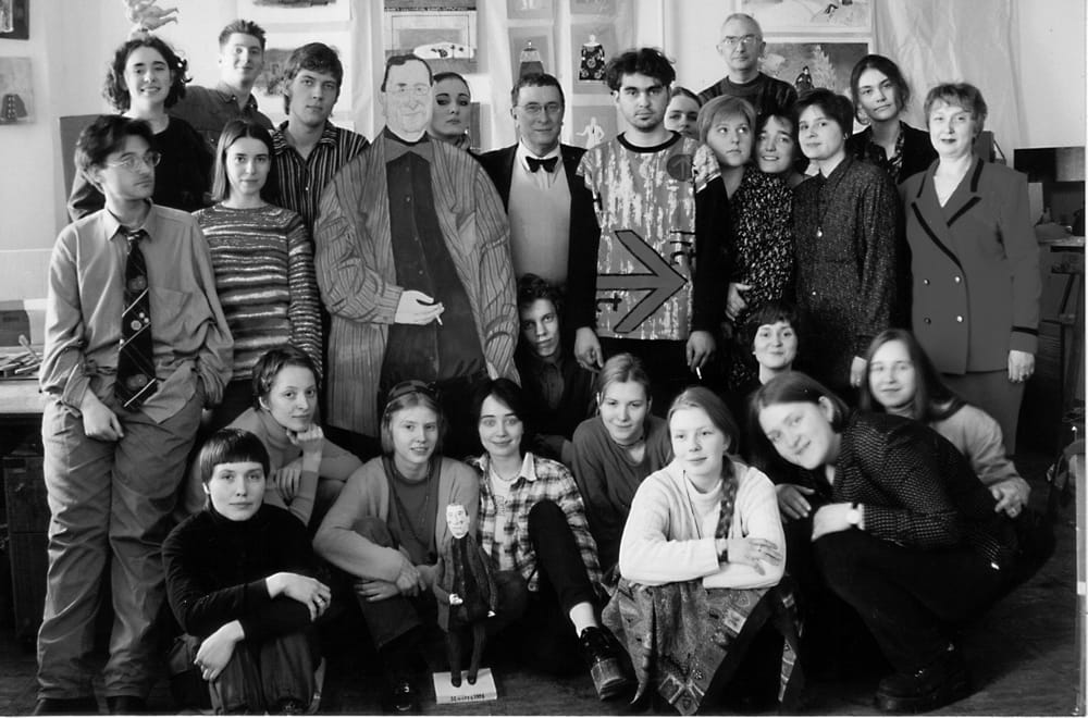 Со своими студентами ГИТИса.