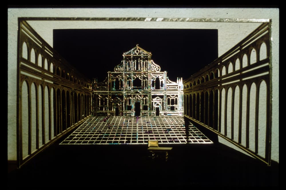 Макет к спектаклю В.Гюго «Рюи Блаз», 1985 г., МТЮЗ, реж. Ю.Жигульский.