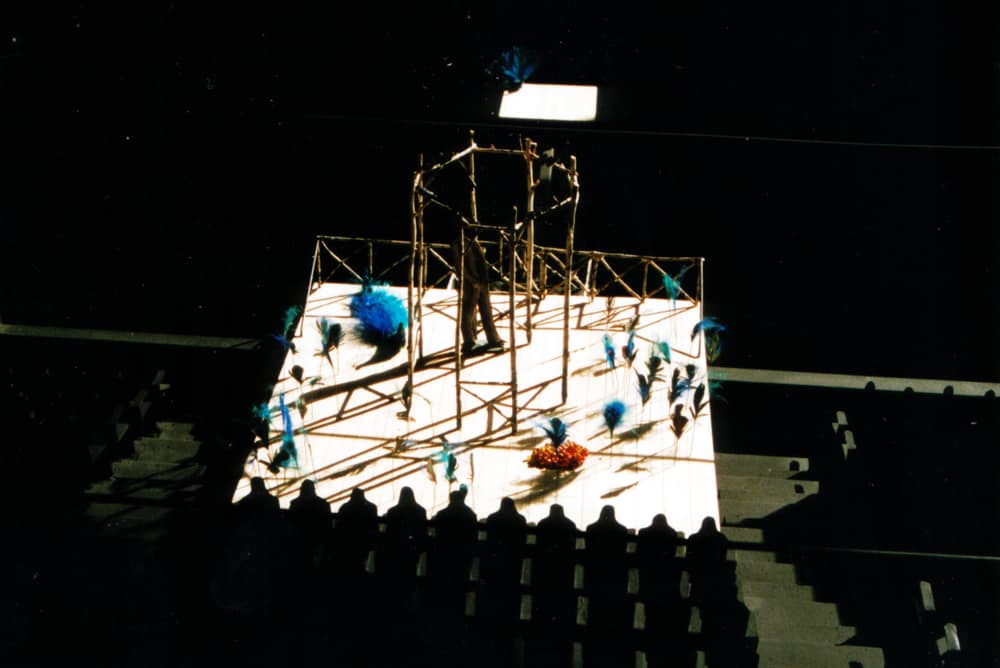 Макет к спектаклю «Черный монах» по А. Чехову. 1999 г. МТЮЗ. Режиссер К. Гинкас.