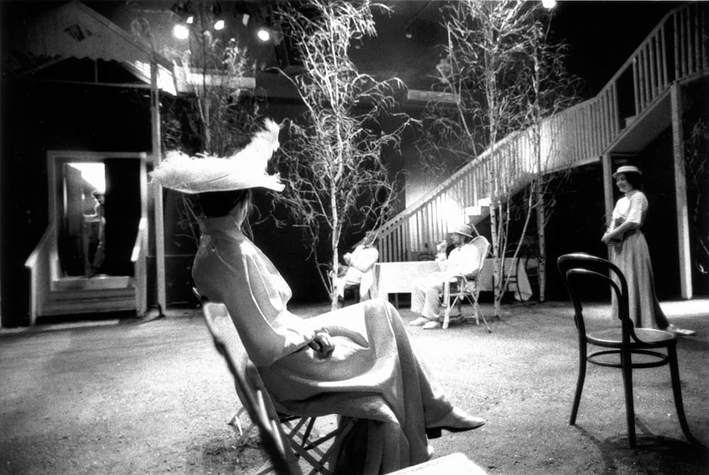 Сцены из спектакля «Чайка», по А. П. Чехову. 1996г. МТЮЗ и Шведская театральная академия, г.Хельсинки Финляндия. Режиссер К.Гинкас