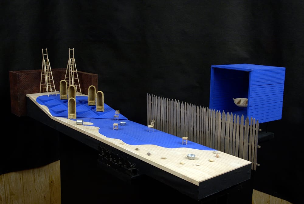 Макет к спектаклю «Дама с собачкой» 2004 г. "Гатри театр", Миннеаполис. Режиссер К. Гинкас