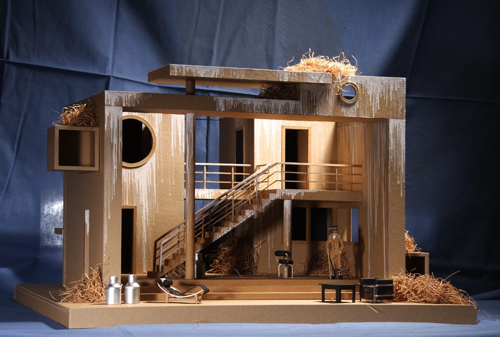 Макет к спектаклю «Прощай, ты, ты, ты...», Ф. Кроммелинка 2010 г., МТЮЗ, реж. К.Гинкас.