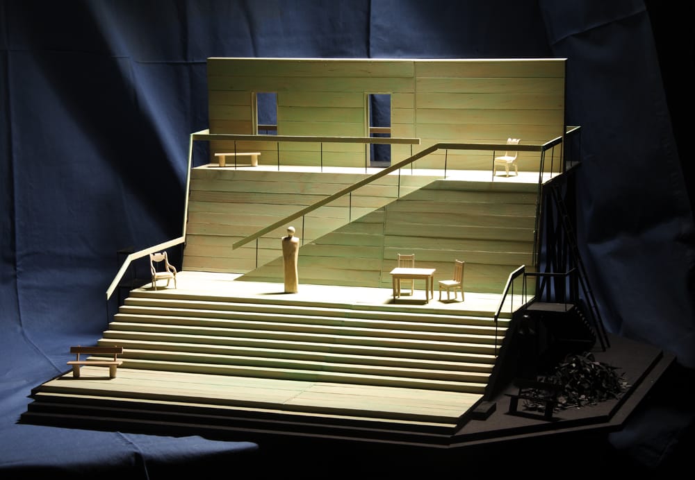 Макет к спектаклю «Обрыв» по роману И.Гончарова, 2010г., Московский Художественный театр, реж. А.Шапиро.