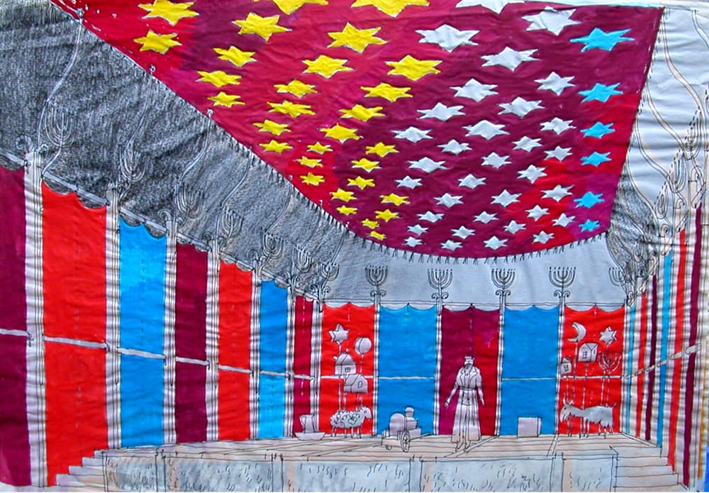 Задник к мюзиклу «Сестра Кери», Р. Паулс, 1983 г.