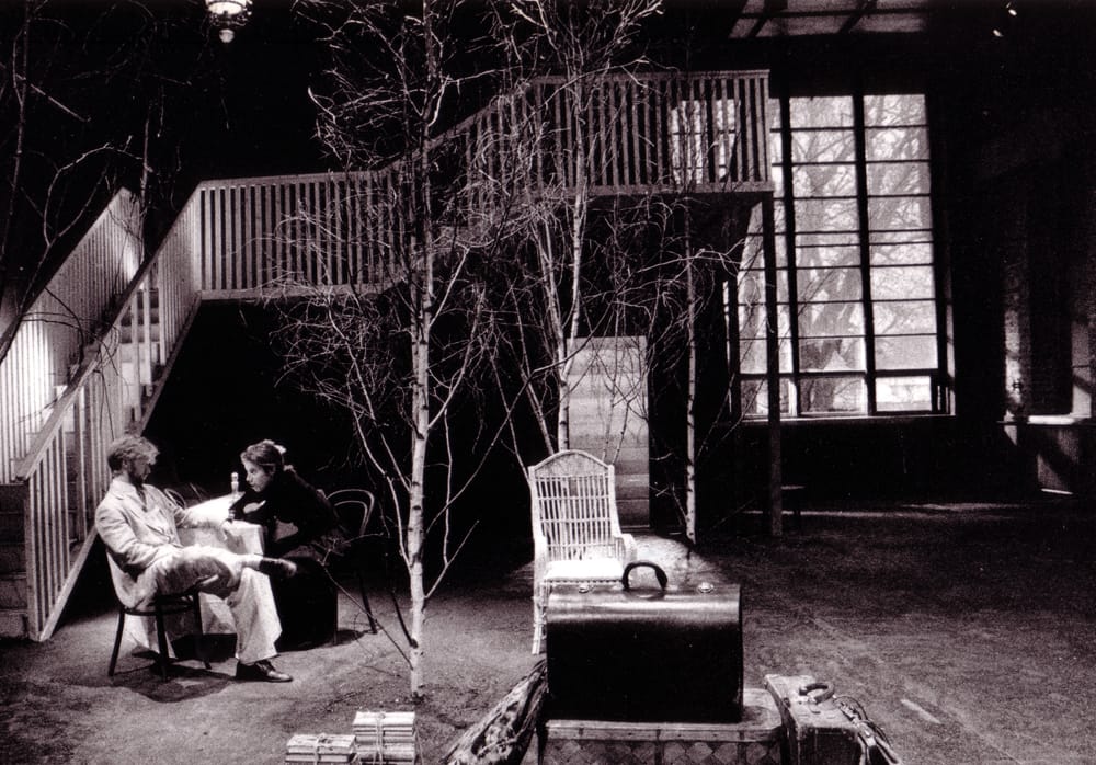 Сцены из спектакля «Чайка», по А. П. Чехову. 1996г. МТЮЗ и Шведская театральная академия, г.Хельсинки Финляндия. Режиссер К.Гинкас