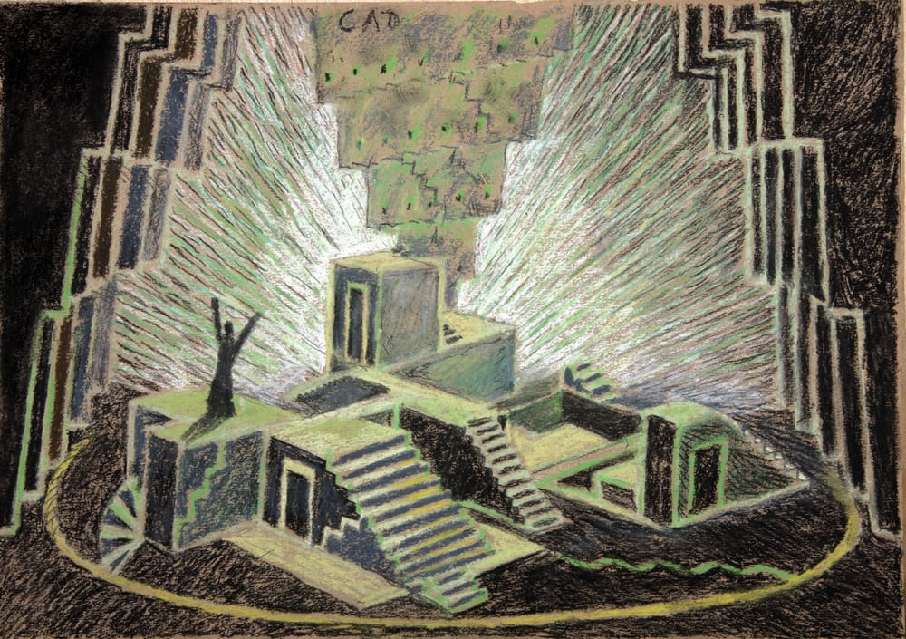 «Царь Иудейский». Великий князь Константин Романов. режиссер Драгунов. Малый театр. Москва. 1991грд 42х59см.