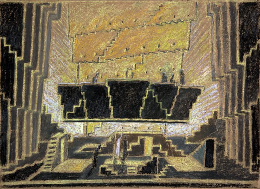 «Царь Иудейский». Великий князь Константин Романов. режиссер Драгунов. Малый театр. Москва. 1991грд 42х59см.