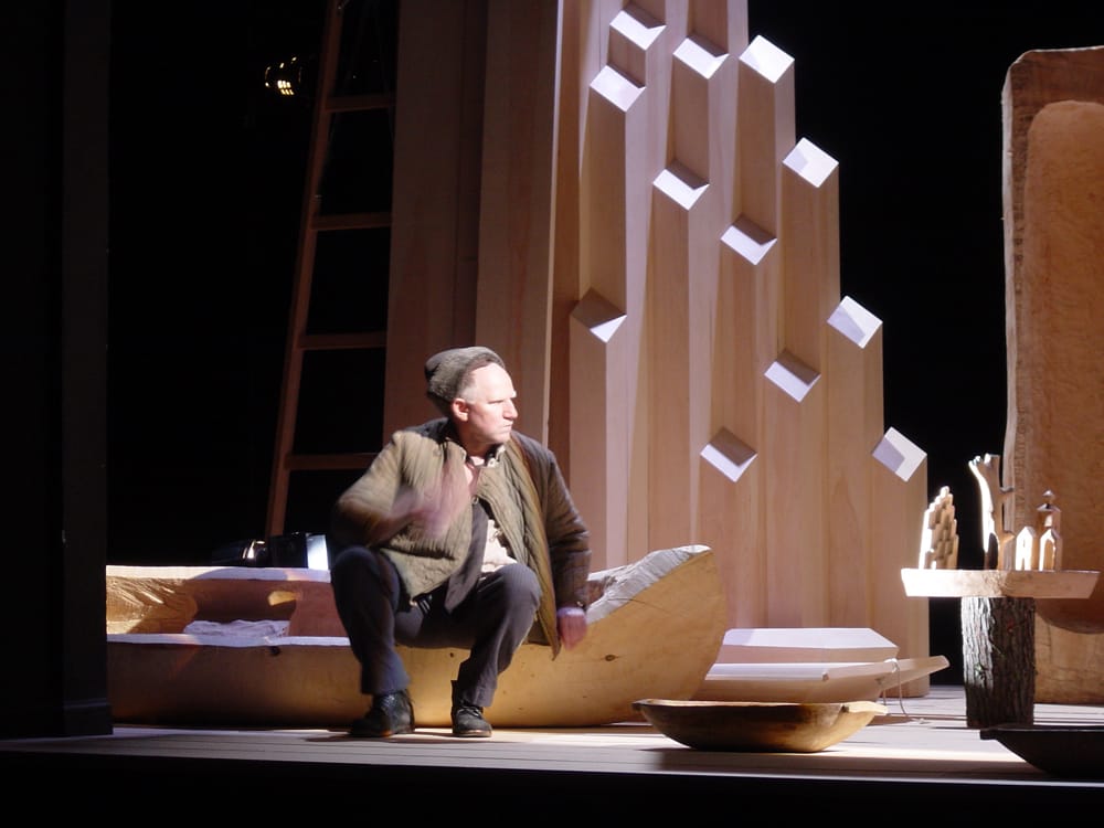 Сцены из спектакля «Скрипка Ротшильда», А.Чехов. 2004г. МТЮЗ. Режиссер К.Гинкас