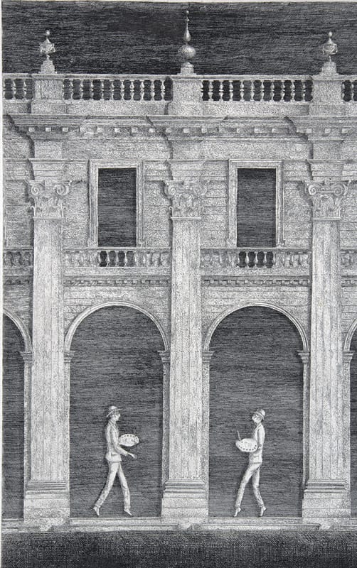 «Царская охота», фрагмент эскиза, офорт, 1978 год