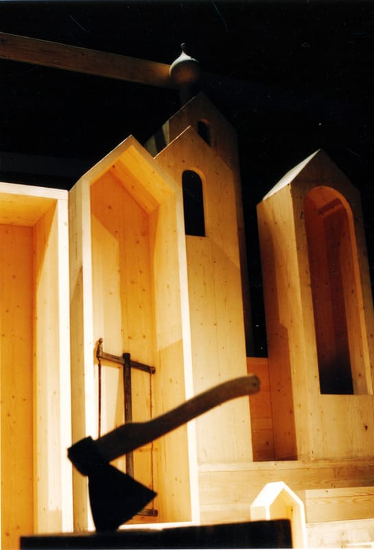 Сцены из спектакля «Скрипка Ротшильда», А.Чехов. 2004г. МТЮЗ. Режиссер К.Гинкас