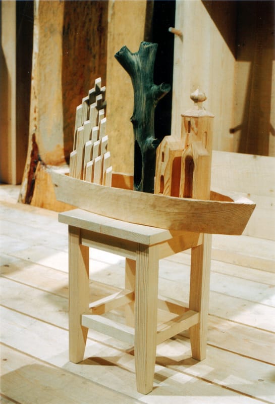 Сцены из спектакля «Скрипка Ротшильда», А.Чехов. 2004г. МТЮЗ. Режиссер К.Гинкас