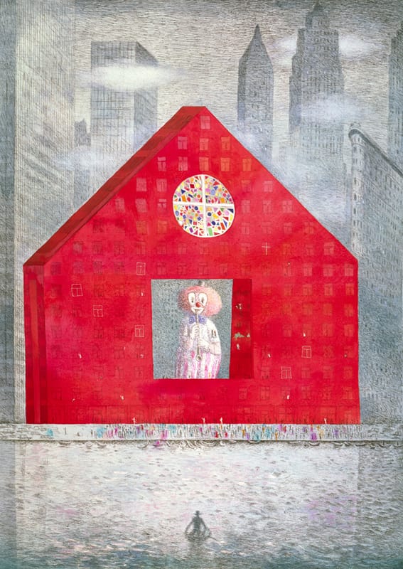 1986г. Японский бумажный конкурс. Дом 300х300х300футов в Нью Йорке. Совместно с М.Беловым.