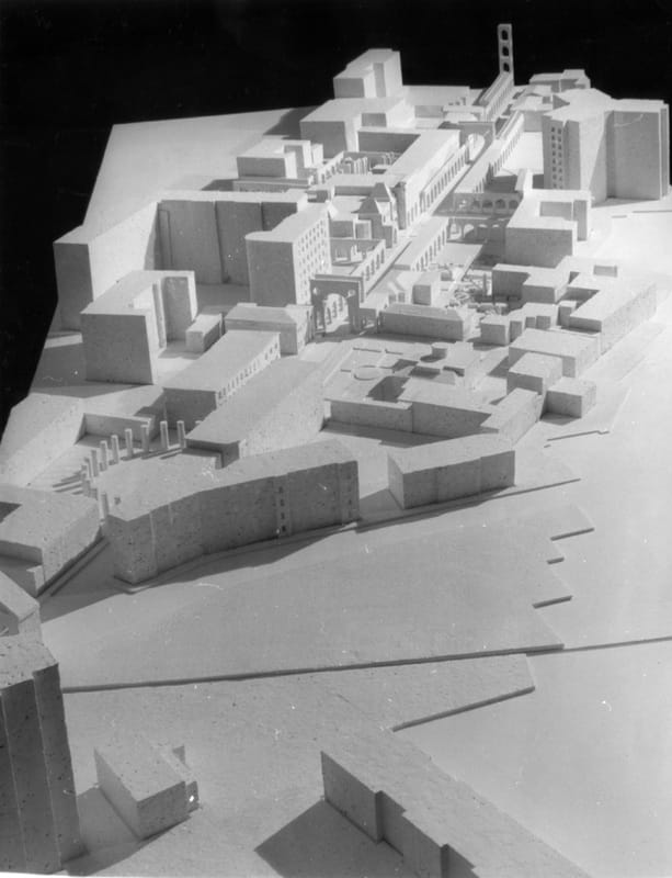 1987г. Реконструкция ул.Щусева. Макет. Совместно с М.Беловым, Е.Солоповым.