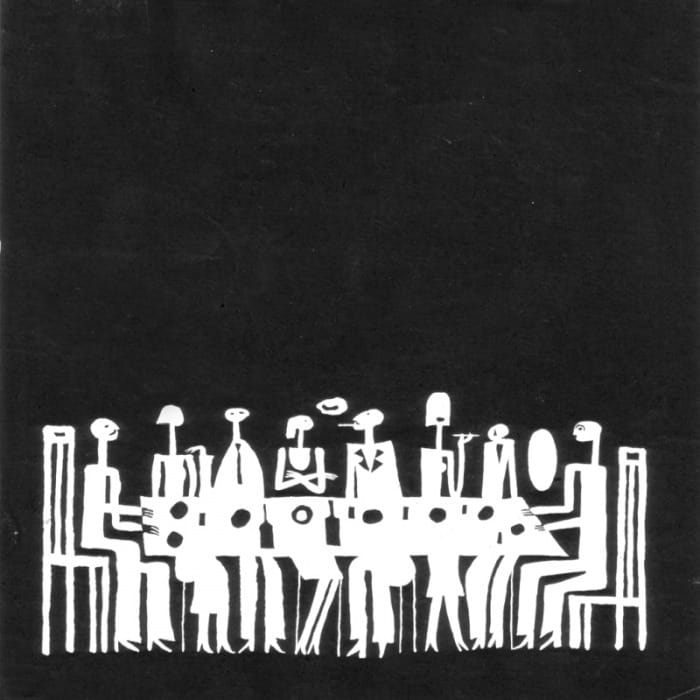 Современные венгерские пьесы. Совм. с М.Аникстом. 3. 1966г. 15,4х15,4 см тонир. бум. гуашь.