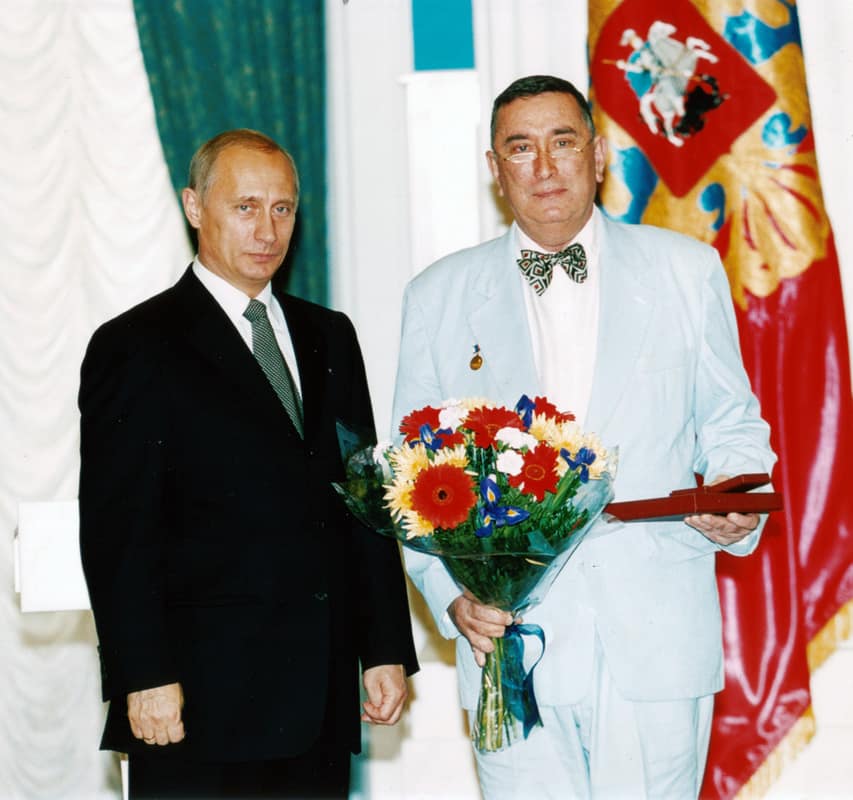 Награждение Государственной премией Российской Федерации, 2001г.