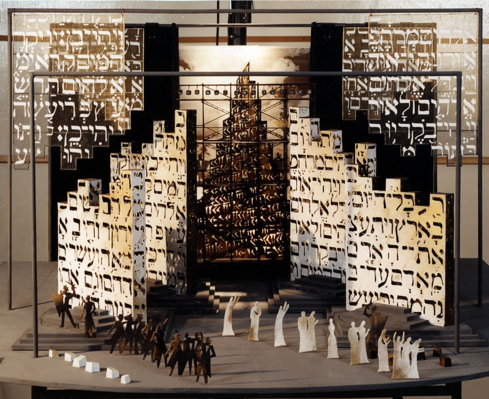 Макет к опере Дж. Верди «Набукко». 2001 г., Большой театр России, реж. М.Кисляров.